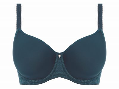 Fantasie Envisage UW Spacer Bra Deep Ocean Full cup, smooth, moulded, unpadded bra with underwires 65-90, D-K FL6912-DON