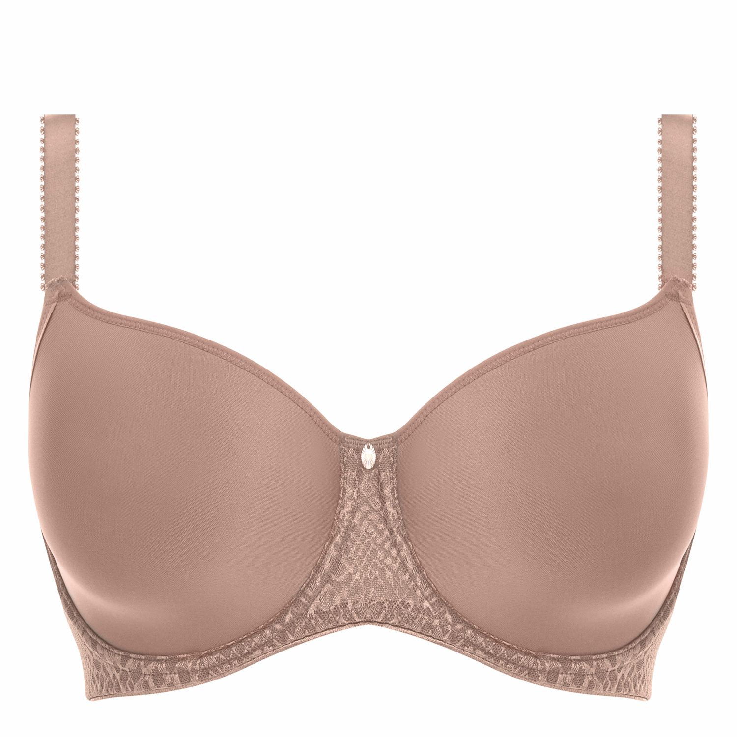 Wide Strap Bra in Taupe – VESTIGE