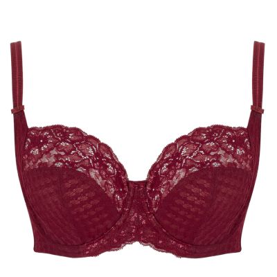 Panache Envy UW Full Cup Bra Sparkling Cherry Underwired, non-padded, full cup bra. 70-90, F-O 7285A-SPA-CHE