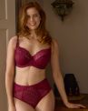 Panache Envy UW Full Cup Bra Sparkling Cherry-thumb Underwired, non-padded, full cup bra. 70-90, F-O 7285A-SPA-CHE