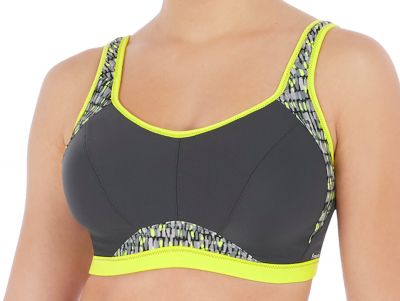 Freya Active Epic Crop Top Sports Bra Lime Twist Underwired padded sports bra with convertible straps 65-90, D-K AC4004-LIT