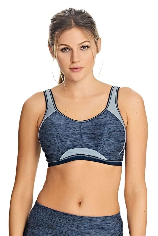 Freya Active Epic Crop Top Sports Bra Total Eclipse Lumingerie bras and underwear for big busts