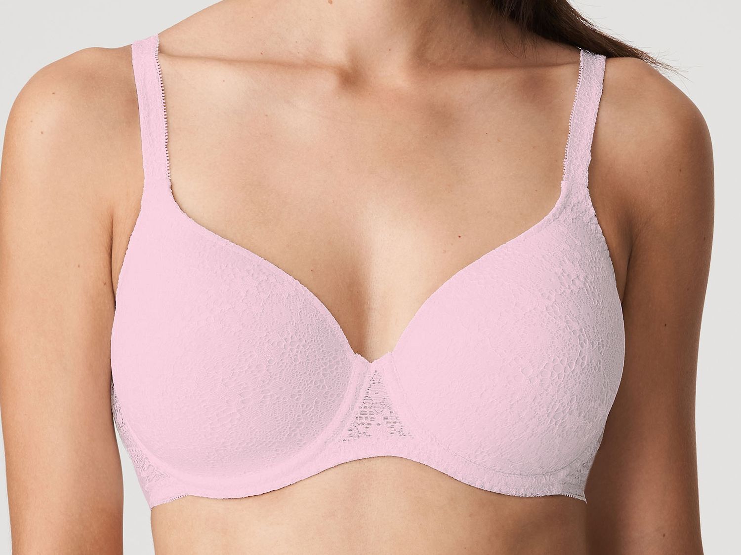 Epirus Padded Heart Shape Bra Fifties Pink