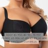 Gorsenia Erato UW P Balconette Black-thumb Underwired padded balconette bra. 65-95, D-K K962