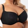 Gorsenia Erato UW P Balconette Black-thumb Underwired padded balconette bra. 65-95, D-K K962