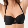 Gorsenia Erato UW P Balconette Black-thumb Underwired padded balconette bra. 65-95, D-K K962