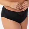 Gorsenia Erato Briefs - Black-thumb Midi briefs with medium high waist. M/38 - 4XL/48 K963