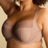 Sculptresse by Panache Esme UW Balcony Bra Mocha Animal-thumb Underwired, non-padded balcony with stretch top cup. 75-105, E-M 10921-MOA
