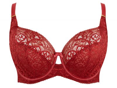 Sculptresse by Panache Estel UW Full Cup Bra Raspberry Underwired non-padded full cup lace bra. 75-105, DD-K 9685-RAY