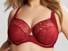 Sculptresse by Panache Estel UW Full Cup Bra Raspberry-thumb Underwired non-padded full cup lace bra. 75-105, DD-K 9685-RAY