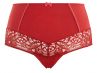 Sculptresse by Panache Estel High Waist Brief Raspberry-thumb High rise brief with soft stretch lace. 42-50 9684-RAY