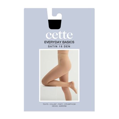 Cette Everyday Basics Tights Black 18 den Thin everyday tights with satin finish. S-4XL 732-902