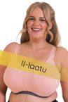 Curvy Kate B-grade: Every Move UW Sports Bra - Blush & Charcoal-thumb Underwired, non-padded high impact sports bra. 65-95, G-O CK-043113-BUC-II
