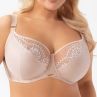 Gorsenia Evia UW Soft Bra - Beige-thumb Underwired, non-padded bra with mesh and lace decorations. 65-115, D-M K937-BEZ