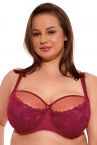 Gaia Lingerie Evy Semi Soft Bra Raspberry Red-thumb Underwired, semi soft bra 70-105, D-L BS-1275-MAL