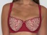 Scantilly by Curvy Kate Fallen Angel Balcony Bra Garnet Red-thumb Underwired, non-padded low balcony style bra 65-85, E-L ST-012-100-GRD