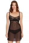 Freya Fancies Chemise Black-thumb Non-wired, non-padded chemise XS-L AA1018-BLK