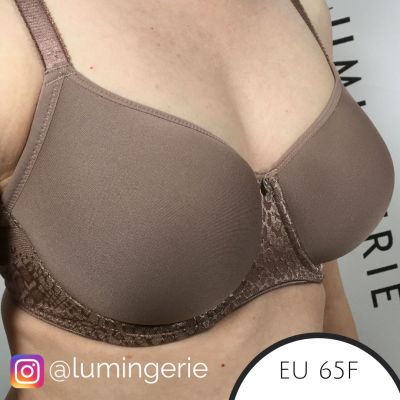 Fantasie Envisage UW Spacer Bra Taupe Full cup, smooth, moulded, unpadded bra with underwires 65-90, D-K FL6912-TAE