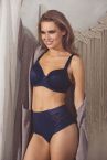 Fantasie Illusion Soft Side Support Bra Navy-thumb Underwired, unpadded side support bra 65-95, D-M FL2982-NAY