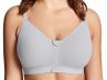 Royce Fearne Comfort Bra Light Grey-thumb Non-wired, unpadded full cup front fastening bra 70-95, E-H 1425-GREY