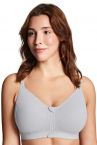 Royce Fearne Comfort Bra Light Grey-thumb Non-wired, unpadded full cup front fastening bra 70-95, E-H 1425-GREY