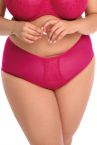 Nessa Felici Midi Brief Raspberry-thumb Normal rise brief with lace at front. 40-52 NO2-RSP