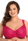 Nessa Felici Soft Comfort Minimizer Bra Raspberry-thumb Underwired non-padded comfort bra. 75-110, D-P N-507-RSP