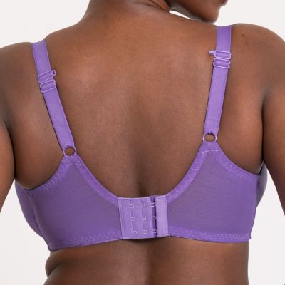 Curvy Kate Flare Full Cup Plunge Bra Amethyst Purple Underwired, non padded full cup plunge bra in soft mesh. 70-105, E-M CK-087101-AMP