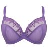 Curvy Kate Flare Full Cup Plunge Bra Amethyst Purple-thumb Underwired, non padded full cup plunge bra in soft mesh. 70-105, E-M CK-087101-AMP