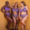 Curvy Kate Flare Deep Thong Amethyst Purple-thumb Deep cut brazilian style thong S / 34-36 - 2XL / 50 CK-087207-AMP