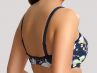Panache Swimwear Florentine Bandeau Bikini Navy Floral-thumb Underwired, strapless padded bandeau bikini top 65-85 DD-G SW1053-NAV