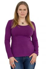 Francuzka Top Long Sleeve Violet