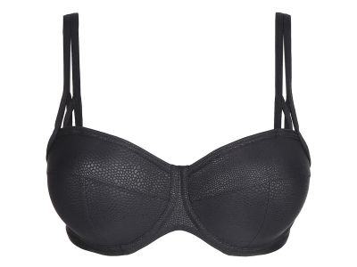 PrimaDonna Freedom Padded Balcony Bikini Top Black Underwired, padded balcony bikini 70-85, D-H 4004416-ZWA
