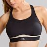 Panache Sport 7344 Freedom NW Non-Padded Sports Bra - Black & Chalk-thumb Non-wired, non-padded sports bra with racer back option. 60-90, D-M 7344-BLK/CHK