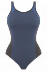 Freya Active Freestyle UW Swimsuit Denim-thumb Underwired swimsuit with built in bra and convertible straps 65-90 D-K AW3969-DEN