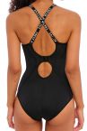 Freya Active Freestyle UW Swimsuit Jungle Black-thumb Underwired swimsuit with built in bra and convertible straps 65-90 D-K AW3969-JUK