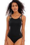 Freya Active Freestyle UW Swimsuit Jungle Black-thumb Underwired swimsuit with built in bra and convertible straps 65-90 D-K AW3969-JUK