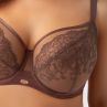 Gorsenia Frida UW Soft Bra - Chocolate-thumb Underwired, non-padded bra mesh bra with embroidery. 70-100, D-M G019