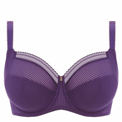 Fantasie Fusion UW Soft Side Support Bra Blackberry Underwired, unpadded side support bra. 65-90, D-L FL3091-BLY