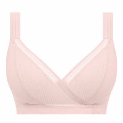 Fantasie Fusion Leisure Bra Blush Non-wired bra with front fastening XS-XL FL3093-BLH