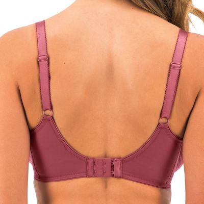 Fantasie Fusion Lace UW Soft Side Support Bra Rosewood Underwired, unpadded side support bra. 65-90, D-L FL102301-ROW