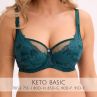 Gaia Lingerie Keto Semi Soft Bra Petrol-thumb Underwired, semi soft bra. 70-105, D-L BS-1134-ZIE