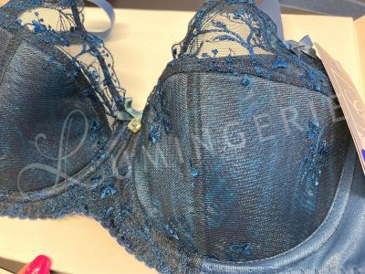 Gaia Lingerie Lily Semi Soft Bra Dark Turquoise Underwired, semi soft bra 70-105, D-L BS-1064-TUR-SS3/SSMX5