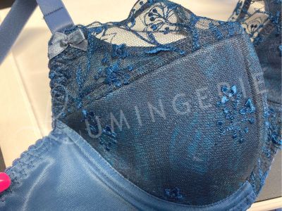 Gaia Lingerie Lily Semi Soft Bra Dark Turquoise Underwired, semi soft bra 70-105, D-L BS-1064-TUR-SS3/SSMX5
