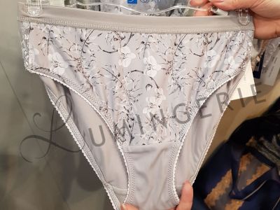 Gaia Lingerie Paula Briefs Grey Orchid Midi brief with normal waist M/38 - 4XL/48 GFP-918-SZA