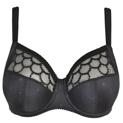 PrimaDonna Gamila UW Full Cup Bra Charbon Underwired, non-padded full cup bra 70-110, D-I 0163230-CHB