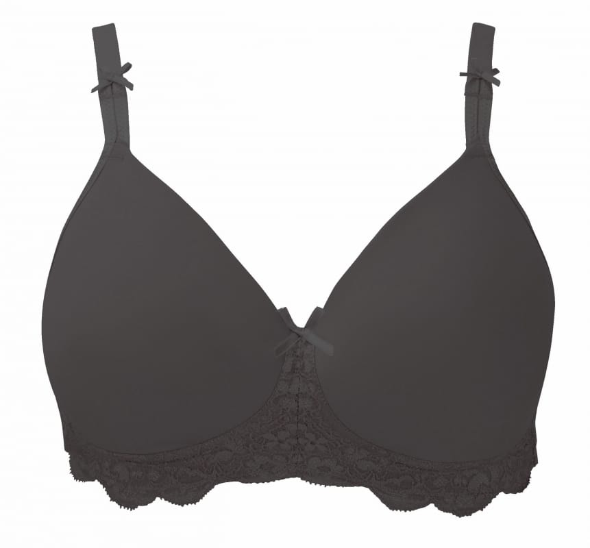 Royce 886P Georgia Black Padded Non-Wired Mastectomy T-Shirt Bra 42A 