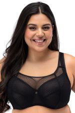 Georgia UW Soft Crop Top Bra - Black