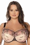 Gaia Lingerie Giorgia Semi Soft Bra Black-thumb Underwired, semi soft bra 70-105, D-L BS-1182-CZA