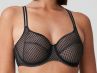 PrimaDonna Glass Beach Full Cup Bra Black-thumb Underwired, non-padded full cup mesh bra. 70-100, D-H 0142350-ZWA